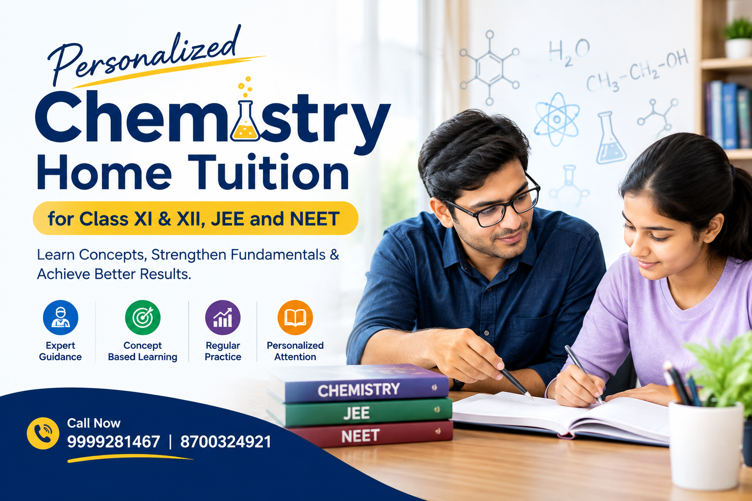 Chemistry Home Tutor in Vasant Kunj