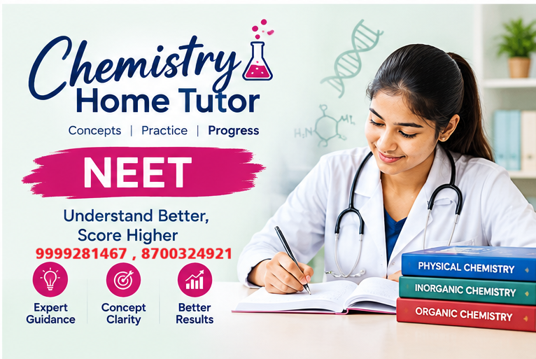 NEET Chemistry Home Tutor in Vasant Kunj