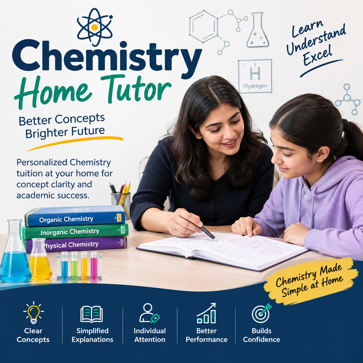 Chemistry Home Tutor in Vasant Kunj